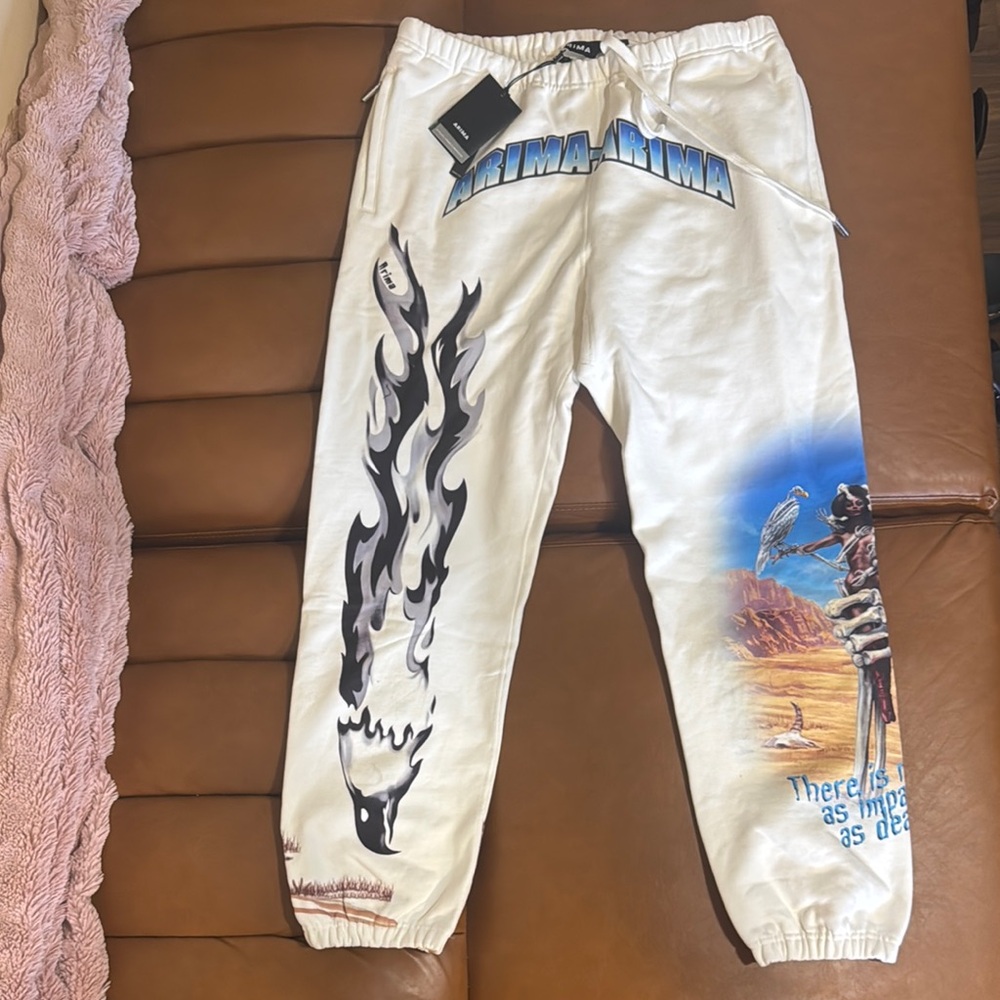 White Arima Sweatpants